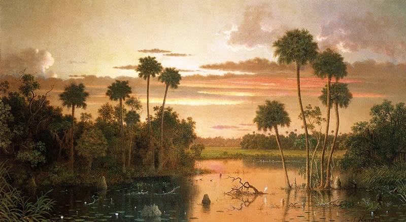 Martin Johnson Heade The Great Florida Sunset